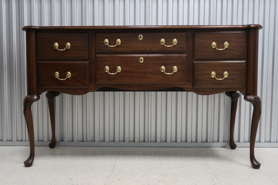 Harden Traditional Cherry Porringer Top 6 Drawer Huntboard / Sideboard - Image 2 of 4