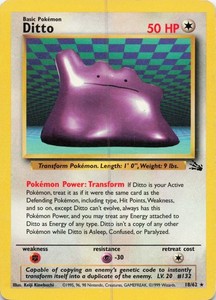 Ditto 18/62 Fossil Rare Non-Holo