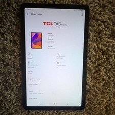 TCL TAB Pro 5G 10.4in 64GB Black Wi  Fi  5G 4GB RAM Android Tablet 9198S