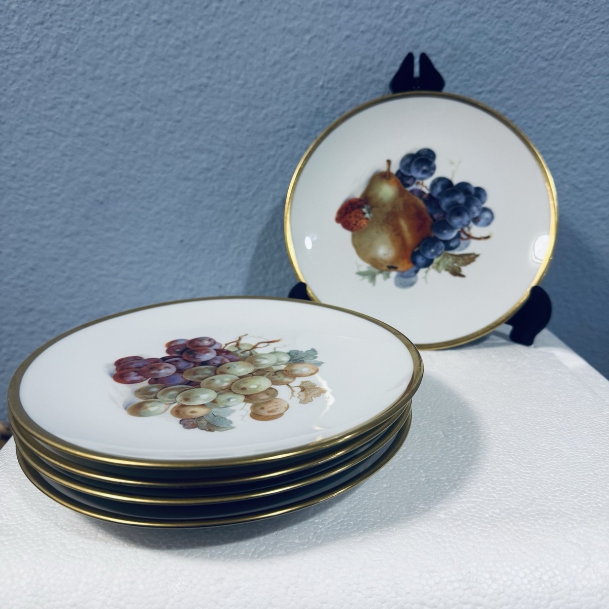 未使用』　Schumann Bavaria 『Kinmokusei』　取皿　5枚 Lot of 5 Bavaria Schumann Gold Trim Porcelain Fruit Salad Plates