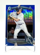 2025 Bowman Draft Nick Becker 1st Bowman Blue Refractor /150 Mariners