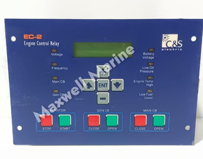 C&S Electric EC-2 Motorsteuerrelais EC2-V2.10 Aggregat Generator Controller