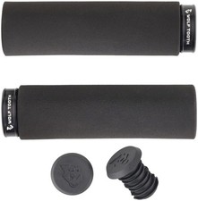 Wolf Tooth Components Lock-On Fat Paw Grip Set, Black/Black