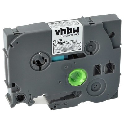 Schriftband für Brother PT E300VP GL-100 H100 H100LB H100L Weiß/Klar 12mm 8m