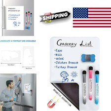 Versatile Magnetic Whiteboard 12 Inch X 8 Inch Perfect for To Do Lists and Plans