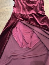 Weisman Burgundy Lyrical Dance Costume Small Adult