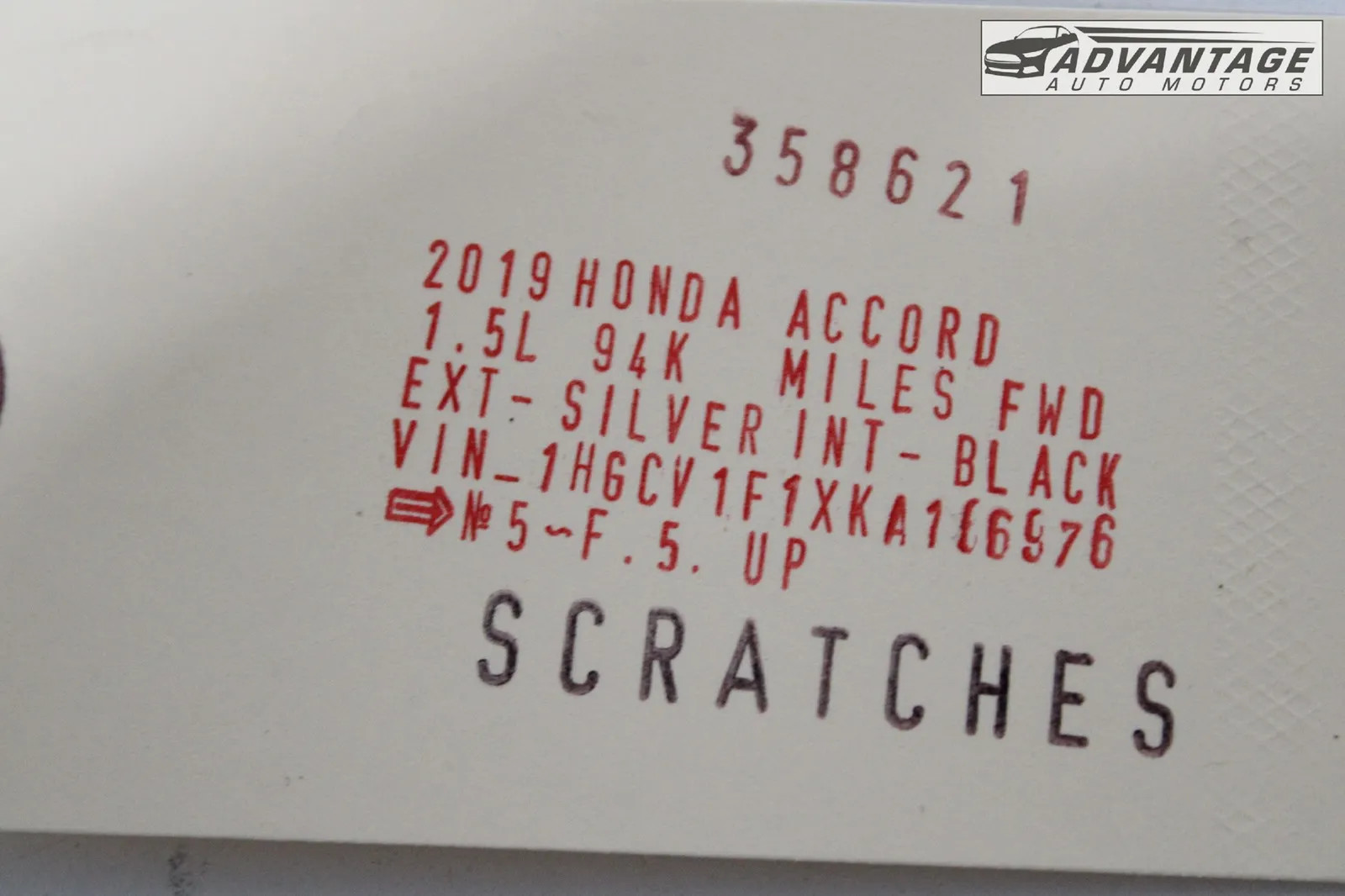 2018-2022 HONDA ACCORD REAR FUEL GAS TANK DOOR LID FLAP COVER PANEL OEM