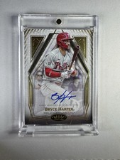 2022 Topps Tier One Bryce Harper Auto /35 T1A-BH Philadelphia Phillies SSP