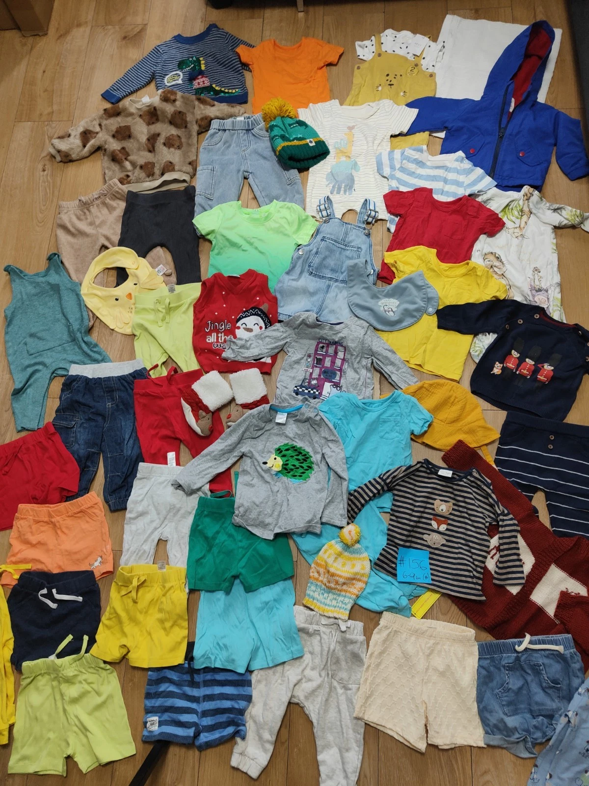 #156💙Huge Bundle Of Baby Boy Clothes 6-9months NEXT GEORGE NUTMEG H&M M&S PRIM