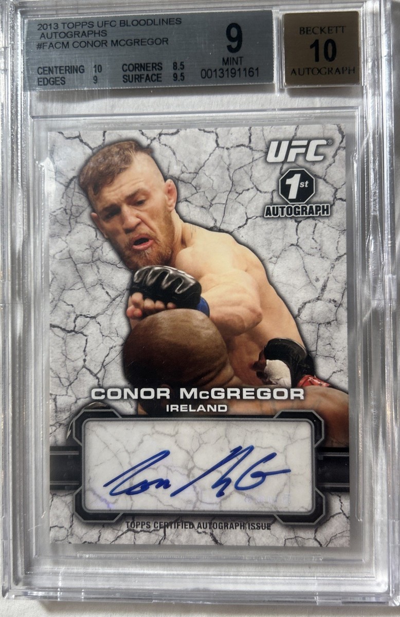 コナーマクレガー　ルーキーカード　PSA9 2013 Topps UFC Conor McGregor Bloodlines ROOKIE RC AUTO PSA
