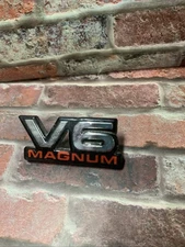 DODGE DAKOTA V6 Magnum Emblem Badge Fender Emblem 1992-2002