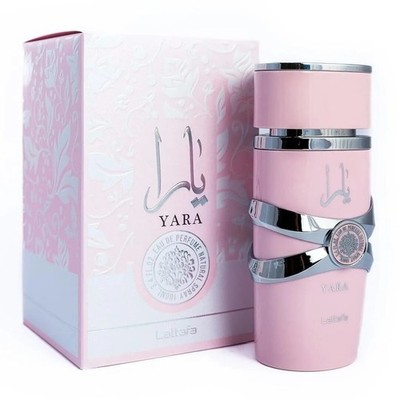 YARA Eau de Parfum ピンク100ml Lattafa Yara Pink 100ml EDP Women Long-Lasting Floral Perfume Gift