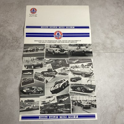 Vtg SAAC Shelby American Automobile Club Mailer Membership App. Cobra Ford GT