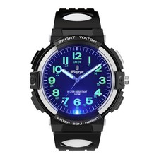 Weayege Kids Watch Analog with 7 Colorful Night Lights Boys Girls Waterproof ...