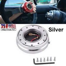 Universal Car Steering Wheel Quick Release Hub Adapter 6 Hole Snap Off Boss Kit