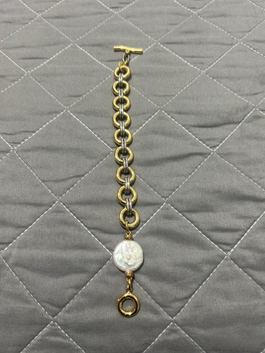 Lizzie Fortunato Pearl / Gold Plated Bracelet - Gold - Pearl White - Bild 10 von 15