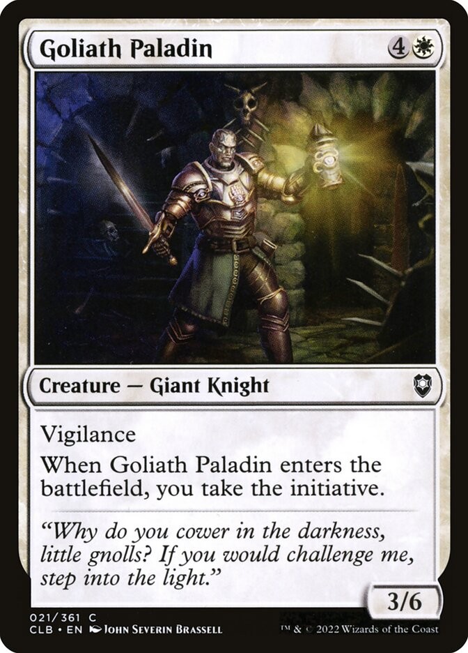 Goliath Paladin (021) Commander Legends: Battle for Baldur's Gate CLB MTG Magic