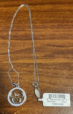 Timeless Disney Mickey Mouse 90 Anniversary Sterling Silver 18 Inches New