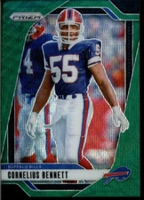 2024 PANINI PRIZM PRIZM GREEN WAVE #36 CORNELIUS BENNETT BUFFALO BILLS FOOTBALL