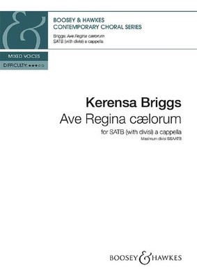 Ave Regina caelorum Chorpartitur gemischter Chor (SATB divisi) a cappella (Zwischenstufe
