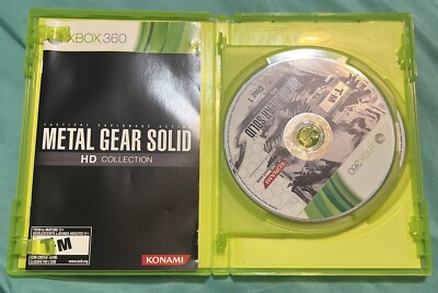 Metal Gear Solid HD Collection (Microsoft Xbox 360, 2011) Complete