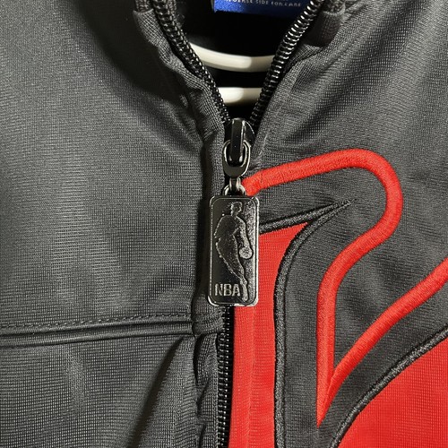 Chaqueta de los Angeles LA Clippers NBA Etiqueta Azul Bolsillos UNK Negra Roja Juvenil Mediana - Imagen 7 de 10
