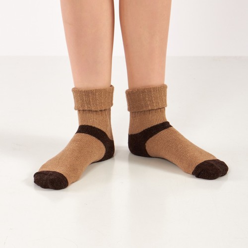 2 Paar Alpaka-Wollsocken für Damen, thermisch warme Crew-Merinowollsocken - Bild 52 von 64
