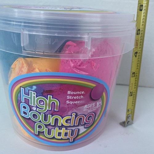 HIGH BOUNCING KIDS PUTTY SLIME 14 OZ. *NIB* HIGHLY RATED 5+ (2buckets 8 Bags) - Picture 3 of 9