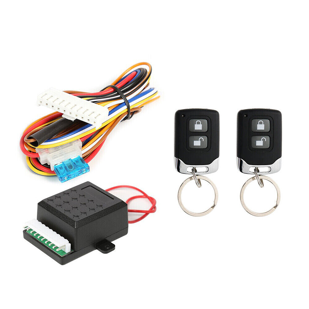 Universal Car Keyless Entry Alarm System with Central Door Lock Kit 401/T242  