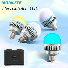 4x NANLITE PavoBulb 10C RGBWW LED Video Light Smart Light Bulb Kit 2700K-7500K