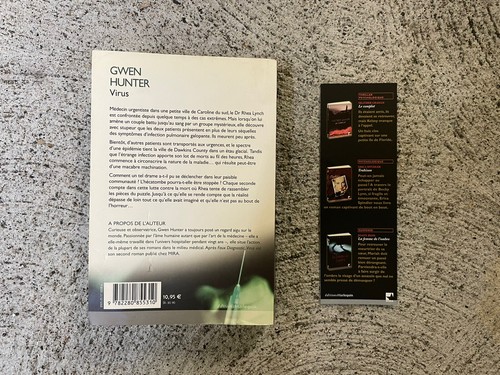 Virus Gwen Hunter Paperback Book Novel French - Picture 2 of 2