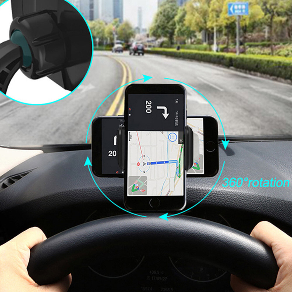 Car Phone Rack Dashboard Phone Mount Cell Phone Bracket Car Phone Universal Clip-image