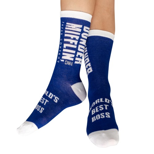 The Office Dunder Mifflin Crew Adult Unisex Socks - Picture 4 of 6