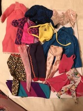 Vintage Geniune Barbie Clothes Lot 1980  s
