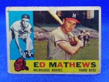 1960 Topps Ed Mathews #420