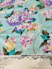 MICHAEL MILLER  MULTI COLOR 2 1/2 YARDS COTTON   LARGE FLOWERS 6' wide