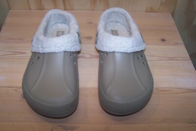 Crocs Unisex Taupe Lined Clog Men display picture 3