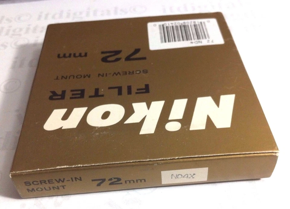 Genuine Nikon 72mm NEUTRAL DENSITY ND4 ND4X Lens Filter Japan 72 mm OEM FTA15801 - Image 4 of 4