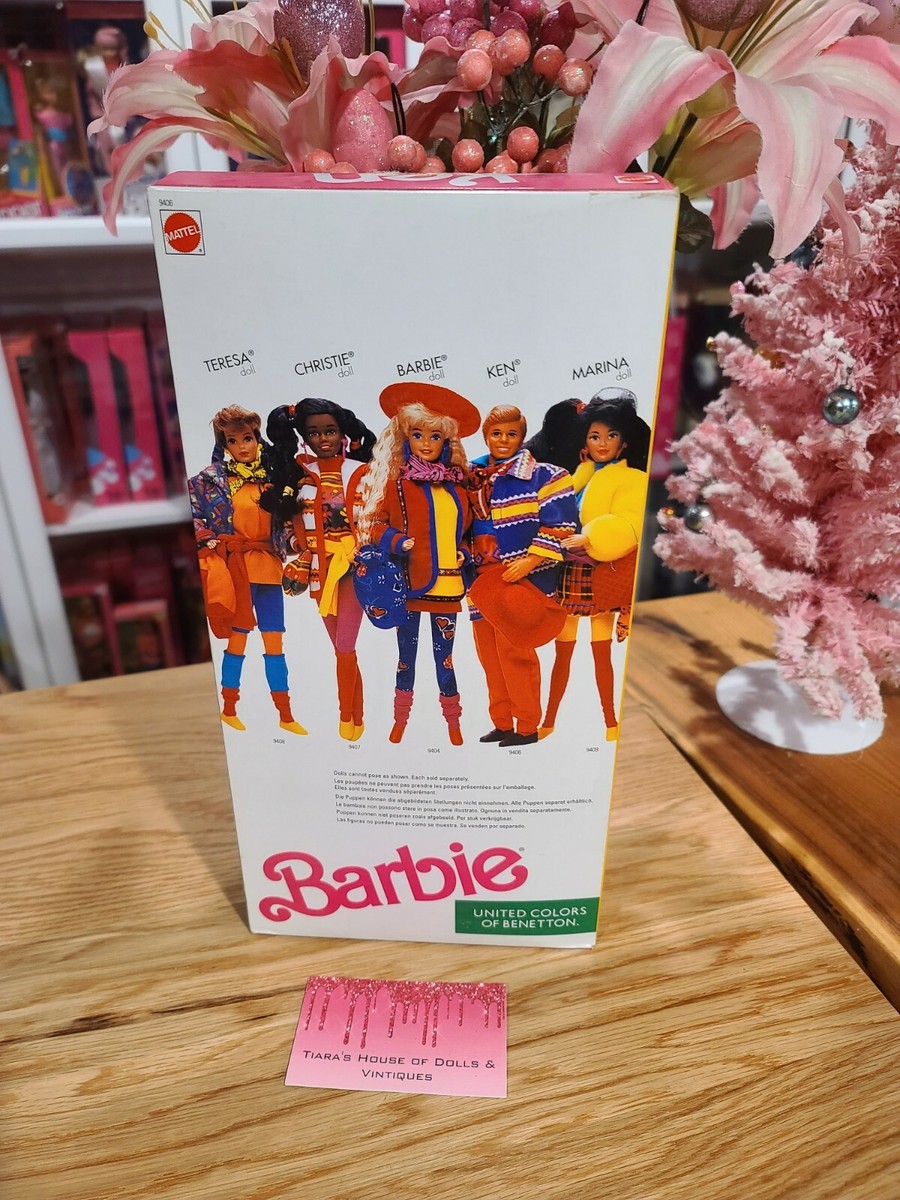 NEW! 1990 UNITED COLORS OF BENETTON KEN BARBIE! | eBay