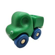 Little Tikes Dump Truck My First Wheels Smiley Face Chunky Green Vintage