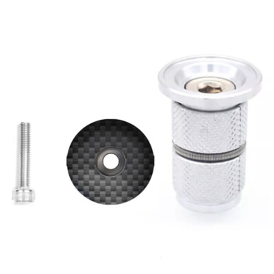 Headset Carbon Fibre Top Cap & Expander Plug Kompressor für MTB Rennrad Fahrrad