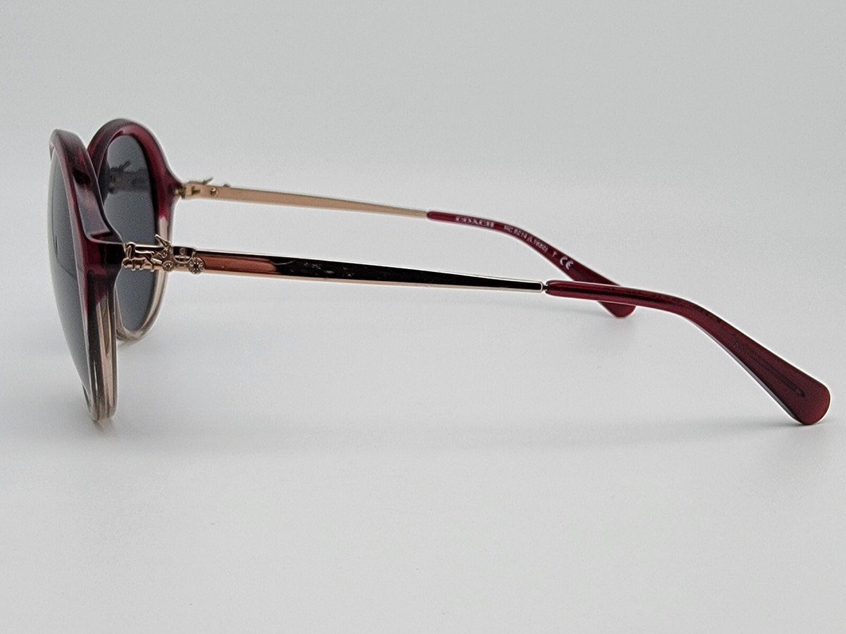 Coach HC8214 L1650 547387 Red Sand Gradient Frame Grey Lens  display picture 1