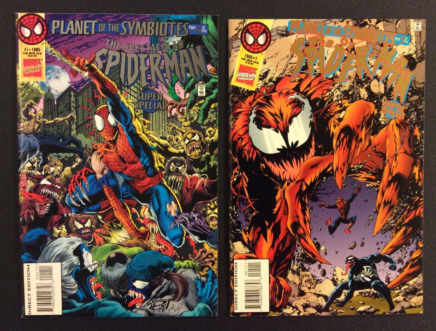 SPIDER-MAN SUPER SPECIAL #1 Comic VENOM PLANET OF SYMBIOTES #1 2 4 5 SCARLET