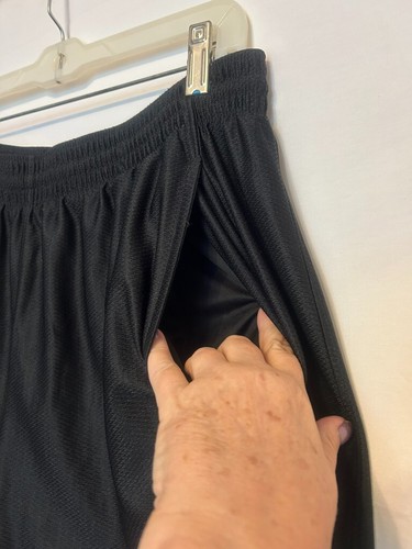 Nike Athletic Lined Pockets Shorts Men’s Black Gym Training Running ~ Sz.L - Picture 5 of 8