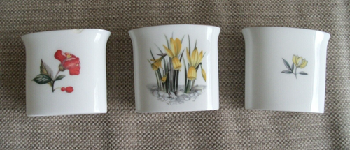 ROYAL WORCESTER BONE CHINA x13 PIN DISHES, CANDLE HOLDER & TOOTHPICK HOLDERS - Picture 13 of 16