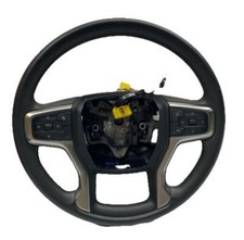 Chevrolet Silverado 1500 steering wheel 19 22 cruz & audio controls OEM 84946368