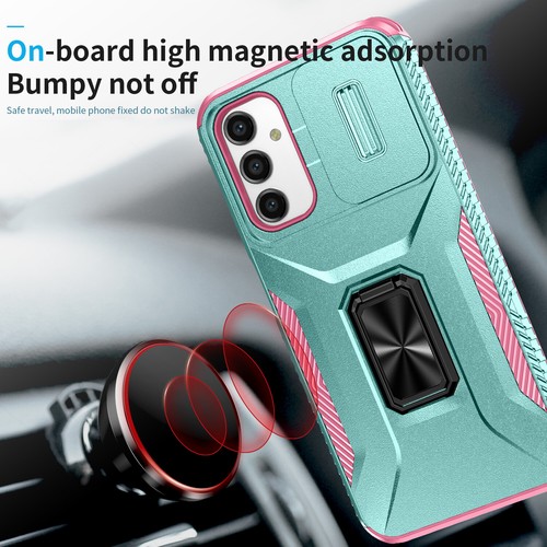 For Samsung A55 A54 A35 A25 A16 A15 Rugged Stand Holder Case w/ Slide Lens Cover - Picture 41 of 76