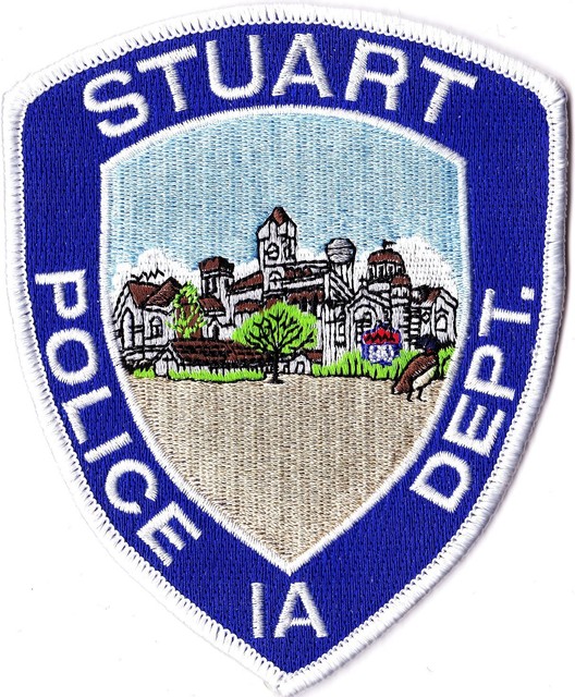 Stuart Police Department Iowa IA patch NEW eBay