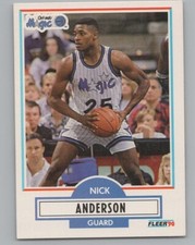 1990-91 Fleer - Nick Anderson #132 (RC)