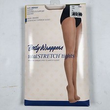 NIP Body Wrappers Tan Control  Support Footed Tights, A20, Size Adult XLarge